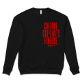 CULTURE. CREATIVITY. FINESSE. CREWNECK SWEATSHIRT